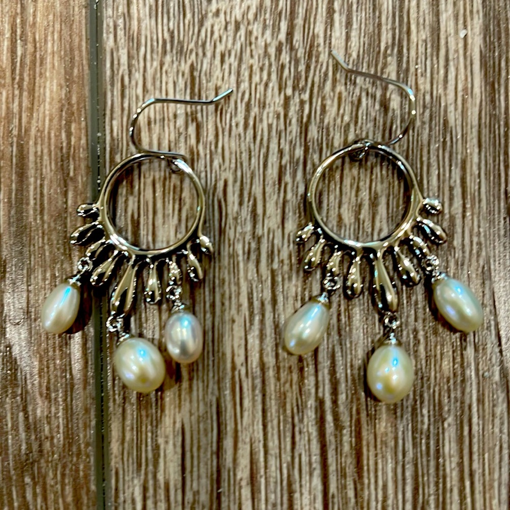 LucyQ Pearl Drop Earrings
